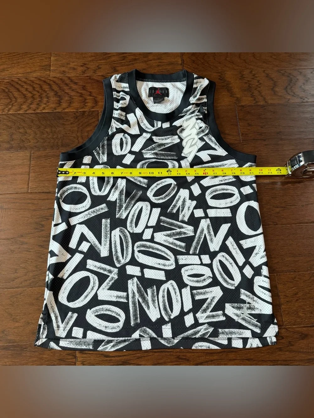 Jordan Zion Williamson Dri Fit Tank Top Jersey Sleeveless Men Medium Black&White